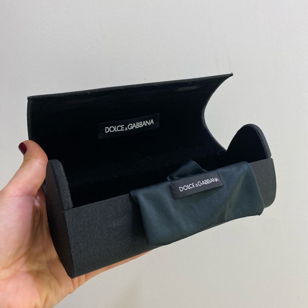 Dolce & Gabbana- Cat Eye Sunglasses 52mm. Solid: Black/Grey-Made in Italy. - Picture 8 of 12
